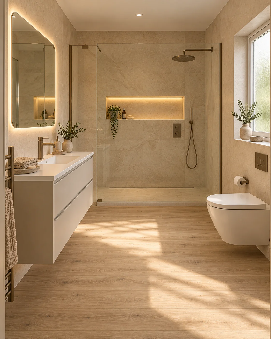 Cashmere & brushed bronze — Design inspiration